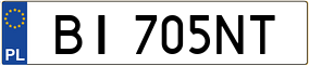 Truck License Plate